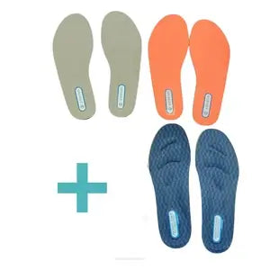 + 3 FREE Pairs of Insoles